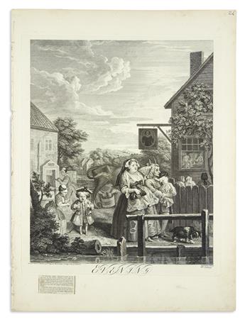 HOGARTH, WILLIAM. The Four Times of the Day.